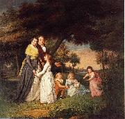 The Artist and His Family James Peale